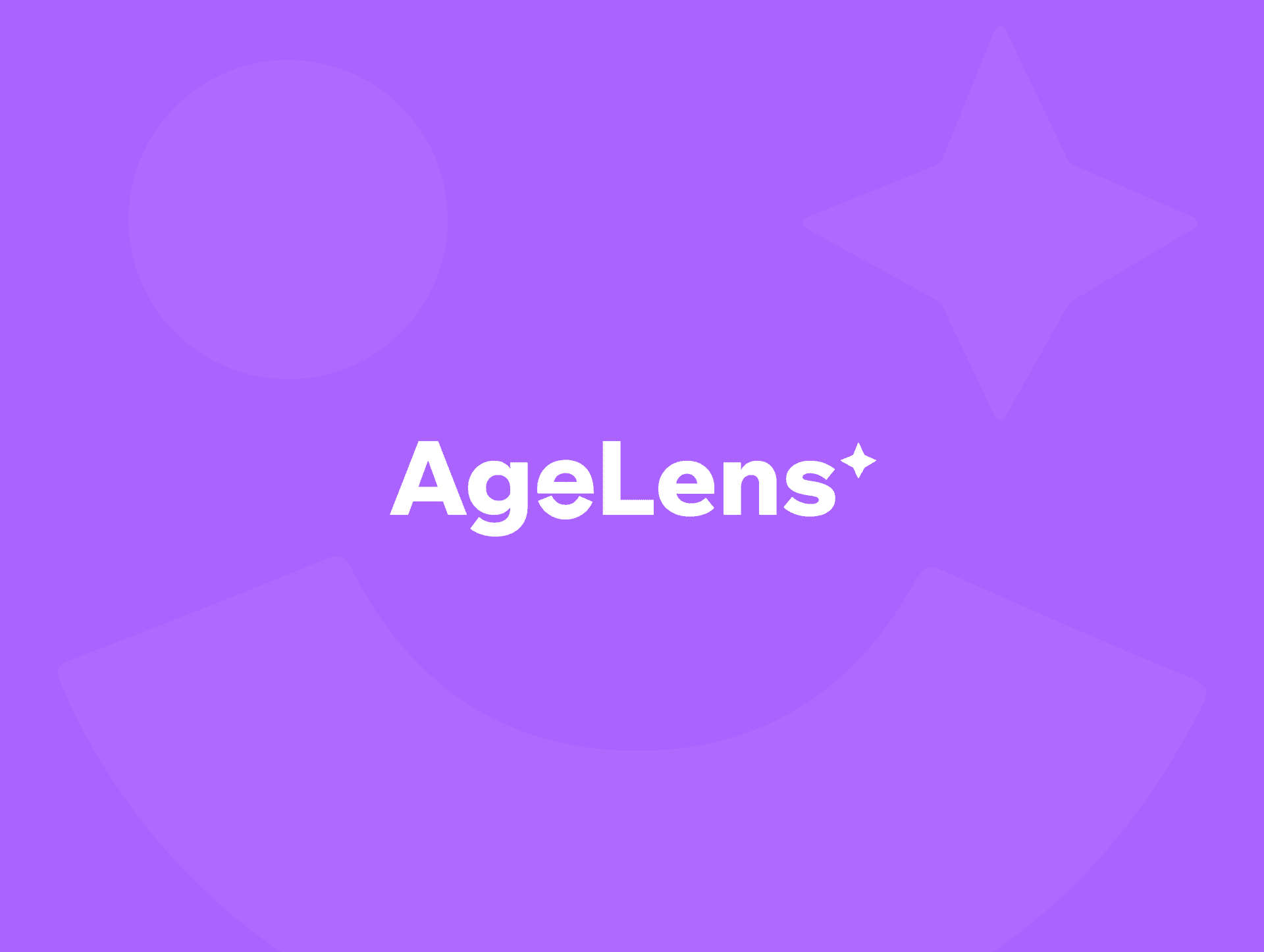 Brand identity & style guide for AgeLens AI